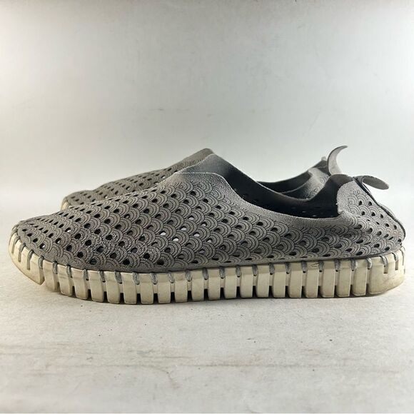 Ilse Jacobsen Tulip 139 womens shoes slip on sneakers gray size EU 41 US 10.5 - Picture 3 of 8